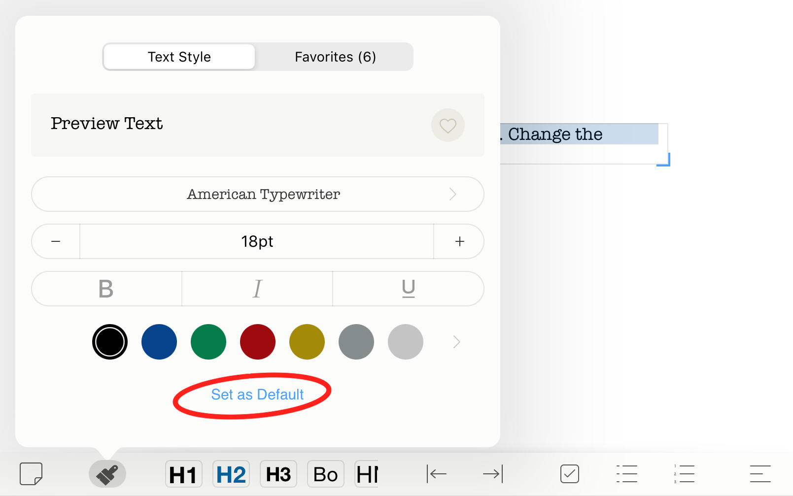 how-to-change-the-default-text-font-in-noteshelf-ios-noteshelf-support